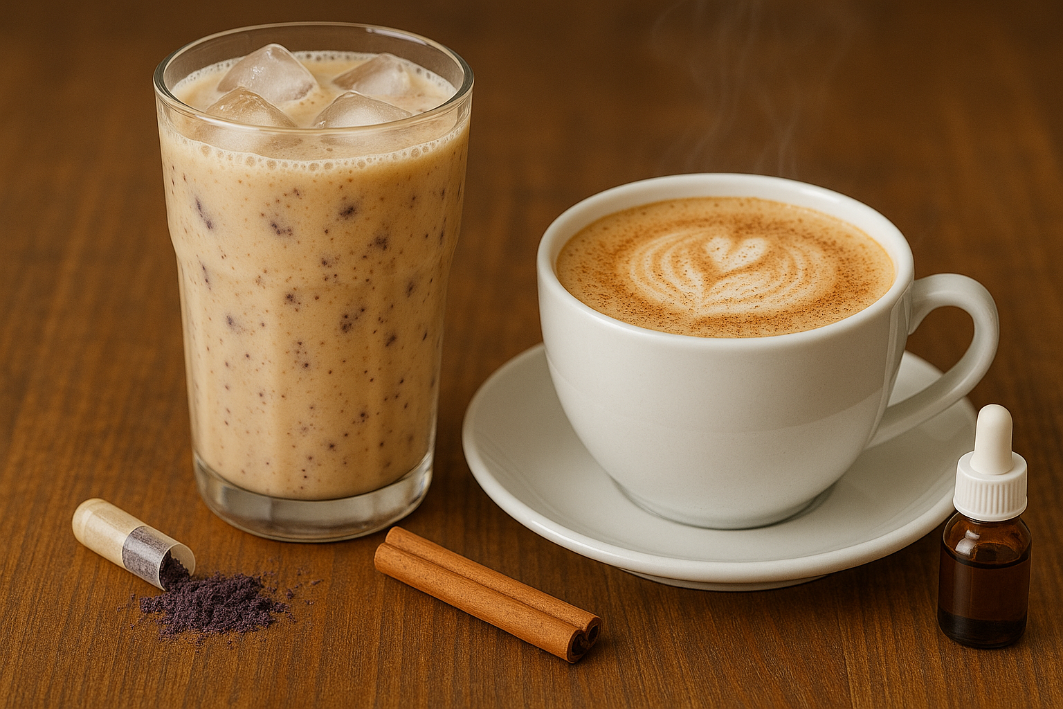 Black Ginger & Coconut Latte (Iced or Hot)